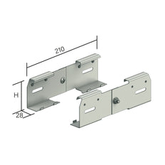 Sistema de soporte de cables Legrand VAN GEEL Connection Piece - 8363150