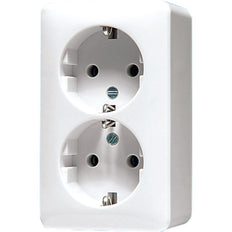 Caja De Enchufes De Pared AP600 De Jung (aparamenta WCD) - 6020AWW