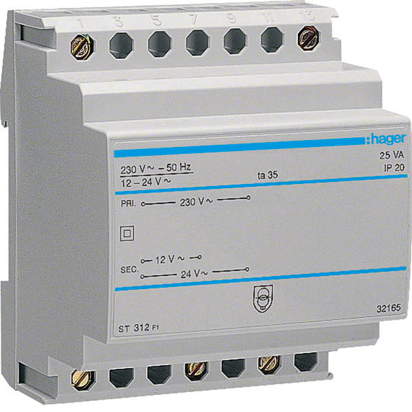 Transformador de timbre Hager ST - ST312