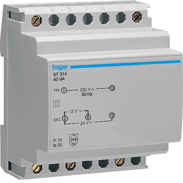 Transformador de timbre Hager ST - ST314