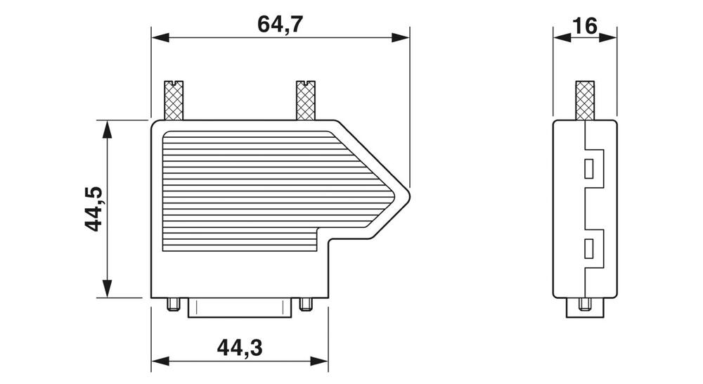 Conector Sub-D SUBCON De Phoenix Contact - 2761606