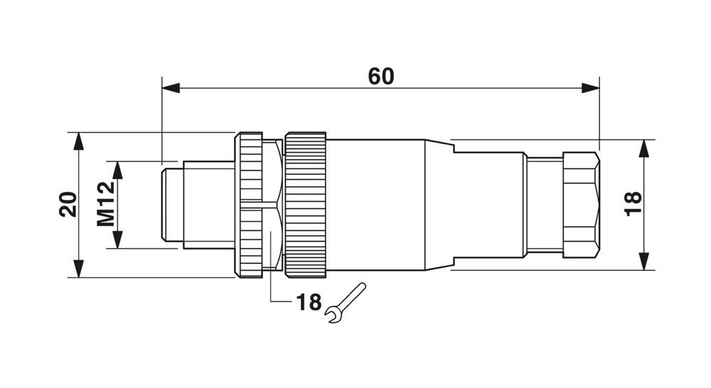 Conector Redondo (industrial) Phoenix Contact - 1681088