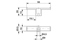 Soporte de carril de alimentación Phoenix Contact - 3026476 [2 piezas]
