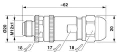 Conector Redondo (industrial) Phoenix Contact - 1511857