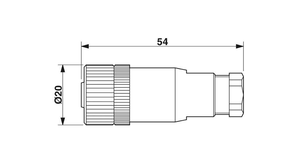 Conector Phoenix Contact SACC Ronde (Industrial) - 1543029