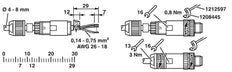 Conector Redondo (industrial) Phoenix Contact - 1424682