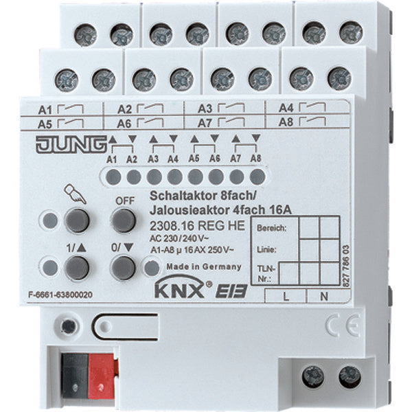 Sistema de bus de actuador de interruptor Jung - 2308.16REGHE