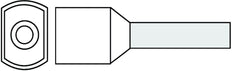 Manguito Terminal De Cable Klemko KL-D - 727500 [500 Unidades]