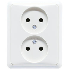 Caja De Enchufes De Pared CD500 De Jung (aparamenta WCD) - CD5010WW