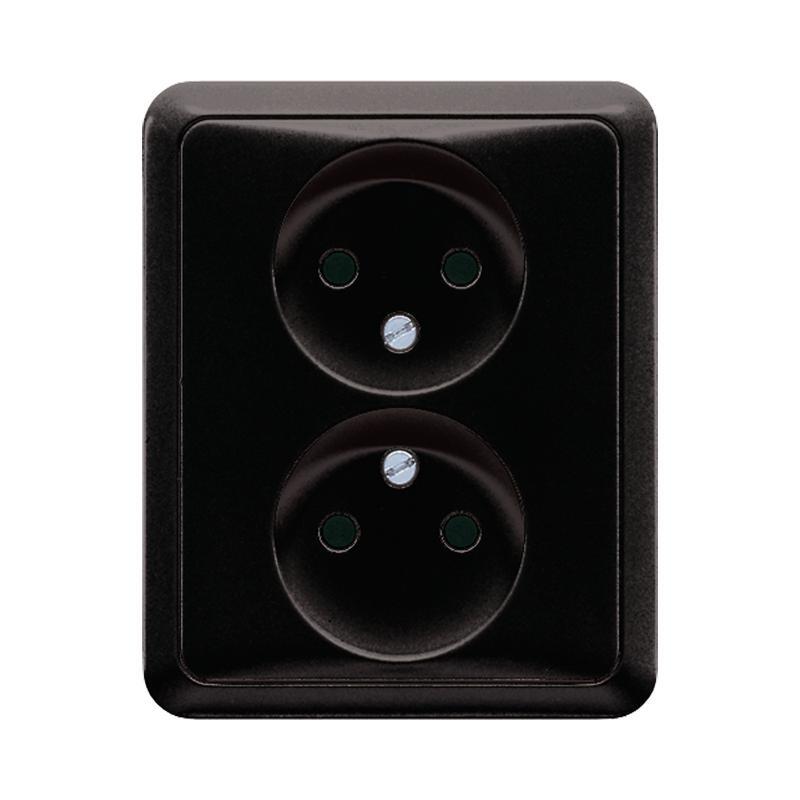 Caja De Enchufes De Pared CD500 De Jung (aparamenta WCD) - CD5010SW