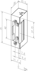 Cerradura de Puerta Eléctrica Assa Vema - 10001821