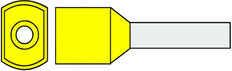 Manguito Terminal De Cable Klemko KL-D - 727550 [100 Piezas]
