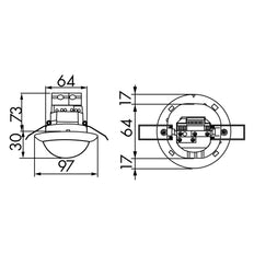 Interruptor de Movimiento BEG Luxomat (completo) - 92254