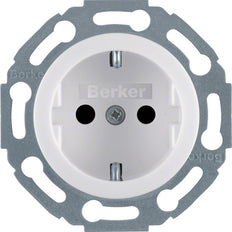 Hager Berker 1930/toma De Pared De Vidrio (interruptor WCD) - 4755