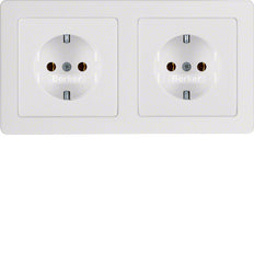 Hager Berker Q.1/Q.3 Toma De Pared (Aparamenta WCD) - 47206089
