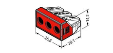 Conector De Cable Wago 773 - 773-173 [50 Piezas]