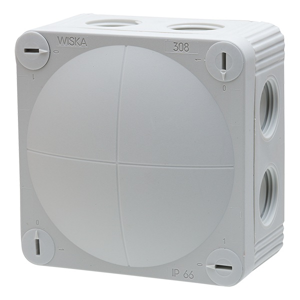 Wiska CombI Caja de pared/techo de superficie - 10060400 [2 Piezas]