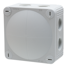 Wiska CombI Caja de pared/techo de superficie - 10060400 [2 Piezas]