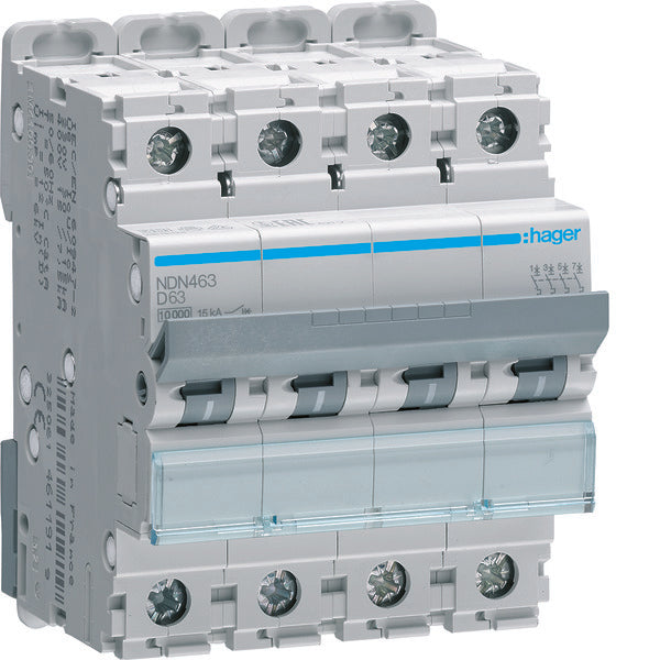 Interruptor Automático Hager NDN - NDN463