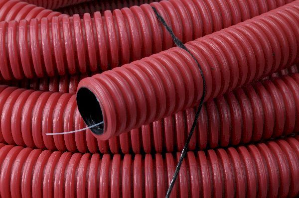 Pipelife Kabelflex Tubo flexible acanalado de plástico - 1496150024 [50 Metros]