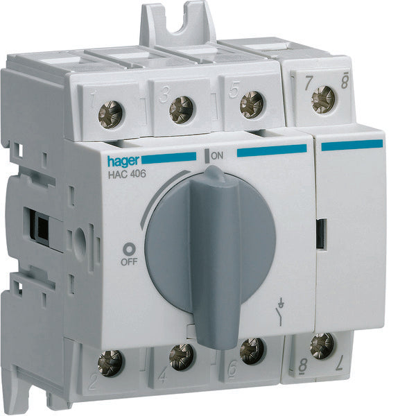 Interruptor-seccionador Hager HAC - HAC406