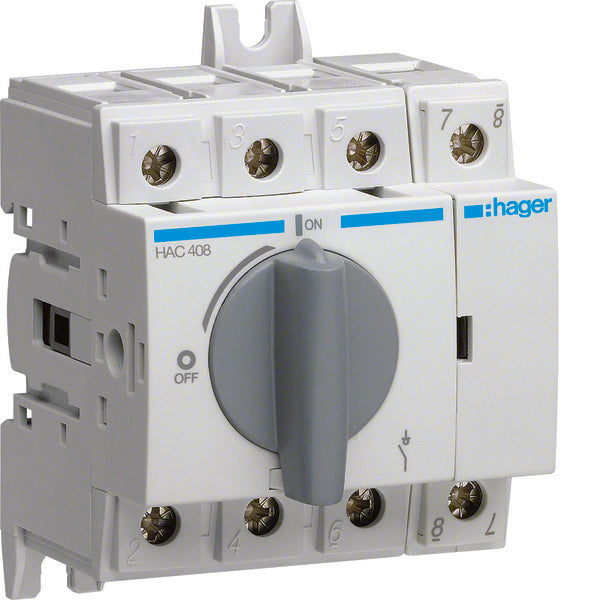 Interruptor-seccionador Hager HAC - HAC408