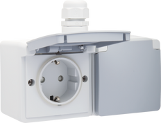 Caja De Enchufes De Pared Niko New Hydro (WCD Switchgear) - 700-37846