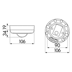 Interruptor de Movimiento BEG Luxomat (completo) - 92190