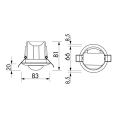 Interruptor de Movimiento BEG Luxomat (completo) - 92196