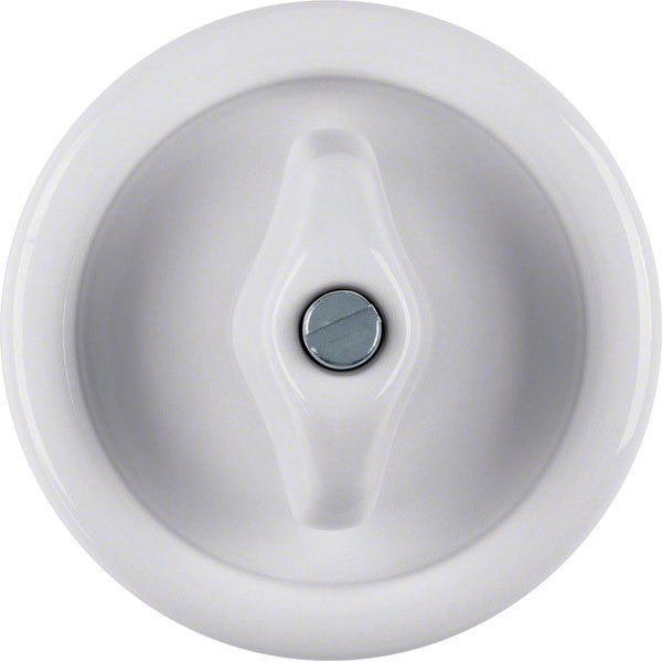 Hager Berker 1930 Elemento De Control De Porcelana/Conmutador De Placa Central - 16476900