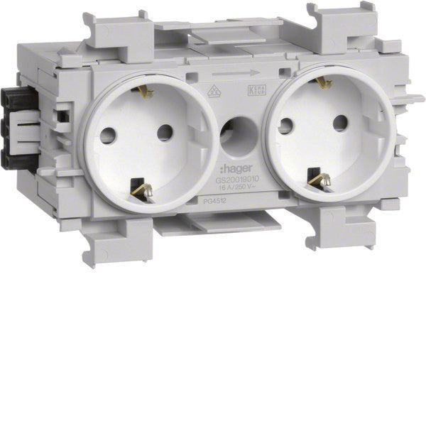 Caja De Enchufes De Pared Hager Tehalit (aparamenta WCD) - GS20019016