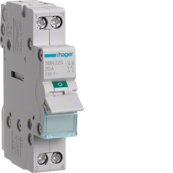 Hager SBN Interruptor Empotrable Modular - SBN225