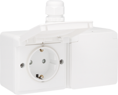 Caja De Enchufes De Pared Niko New Hydro (WCD Switchgear) - 701-37848