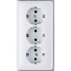 Caja De Enchufes De Pared CD500 De Jung (aparamenta WCD) - CD523WW