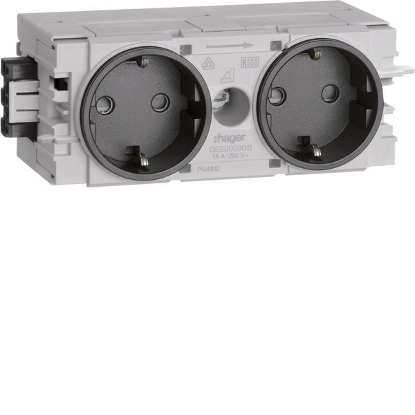 Caja De Enchufes De Pared Hager Tehalit (aparamenta WCD) - GS20009011