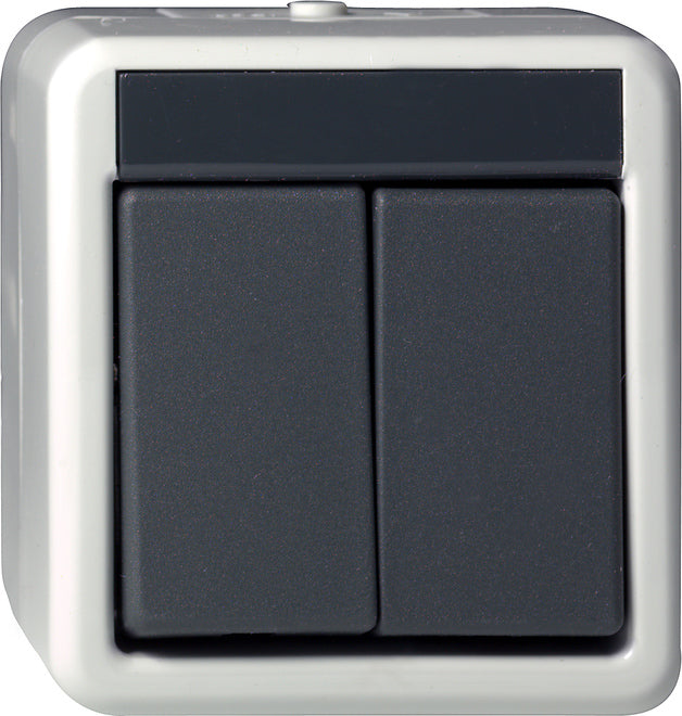 Pulsador de superficie antisalpicaduras Gira - 015530
