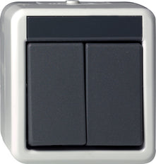 Pulsador de superficie antisalpicaduras Gira - 015530