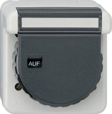 Gira Base De Enchufe De Superficie Estanca (interruptor WCD) - 044031