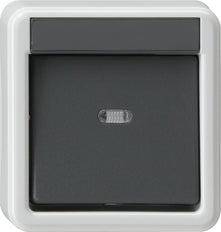 Interruptor de instalación de superficie antisalpicaduras Gira - 010635