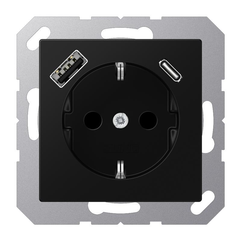 Toma De Pared De La GAMA Jung A (Interruptor WCD) - A1520-15CASWM