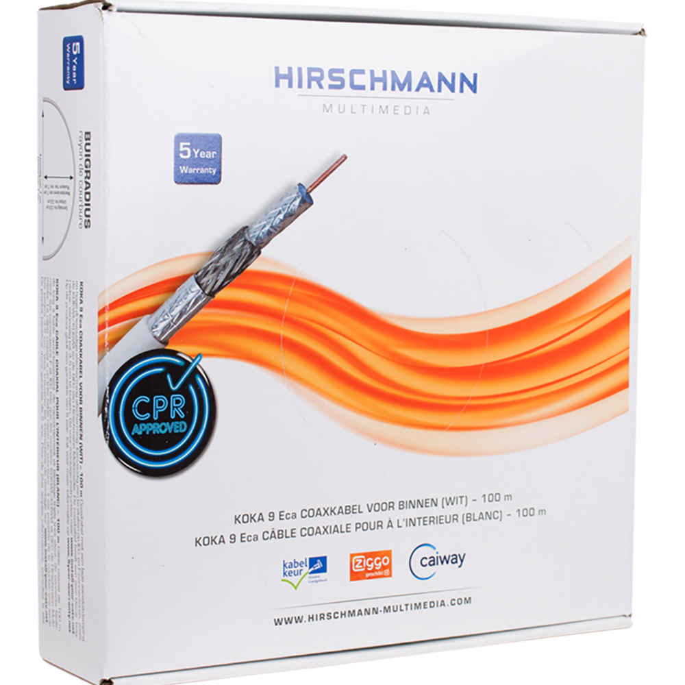 Cable Coaxial Hirschmann Multimedia KOKA - 298799801 [100 Metros]