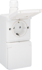 Caja De Enchufes De Pared Niko New Hydro (WCD Switchgear) - 701-37845