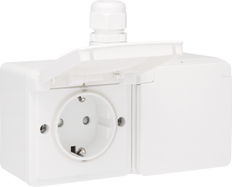 Caja De Enchufes De Pared Niko New Hydro (WCD Switchgear) - 701-37846