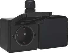 Caja De Enchufes De Pared Niko New Hydro (interruptor WCD) - 761-37846