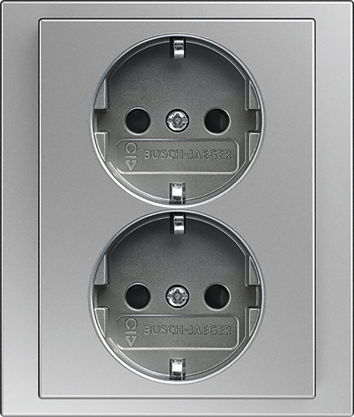 ABB Busch-Jaeger Toma De Pared De Acero Inoxidable Puro (aparamenta WCD) - 2TKA00003922