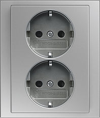 ABB Busch-Jaeger Toma De Pared De Acero Inoxidable Puro (aparamenta WCD) - 2TKA00003922