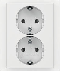 ABB Busch-Jaeger Futura Base De Enchufe De Pared Lineal (Aparamenta WCD) - 2TKA00003924
