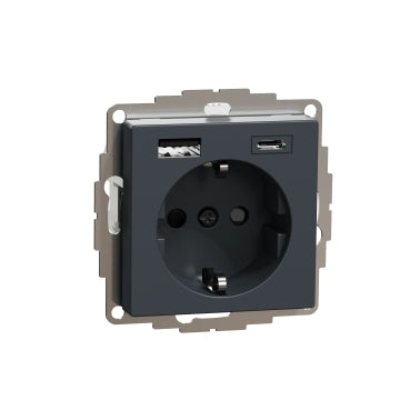 Schneider Electric Merten Caja De Tomas De Pared (Aparamenta WCD) - MTN2367-0414