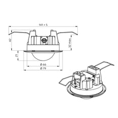 Interruptor de Movimiento BEG Luxomat (completo) - 93317