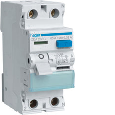Interruptor De Circuito De Fallo A Tierra Clase A Hager - CDA263G